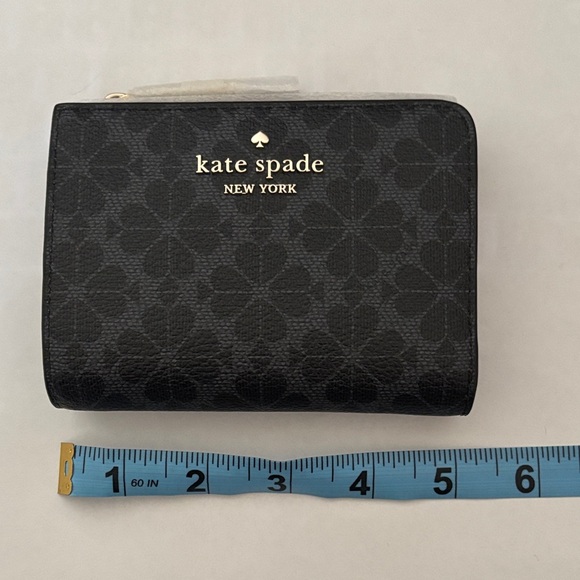 Kate Spade Black Floral Pattern Wallet - Picture 4 of 11